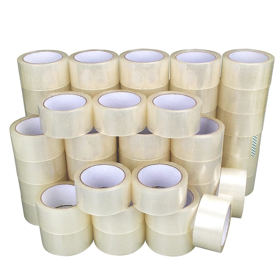 Strong self adhesive transparent BOPP packing tape for packaging