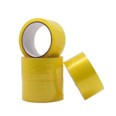 Waterproof light yellow transparent BOPP packing tape for carton sealing