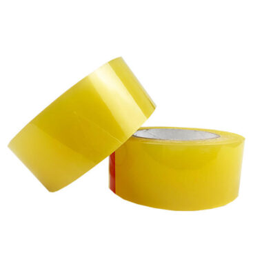 Waterproof light yellow transparent BOPP packing tape for carton sealing