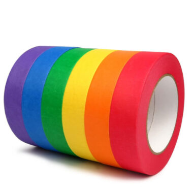 Colorful masking tape for decoration and labeling