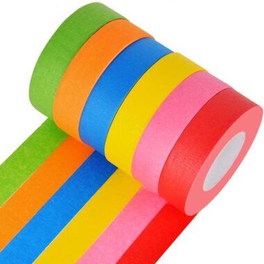 Colorful masking tape for decoration and labeling