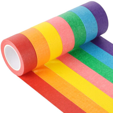 Colorful masking tape for decoration and labeling