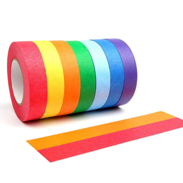 Colorful masking tape for decoration and labeling