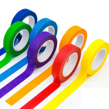 Colorful masking tape for decoration and labeling