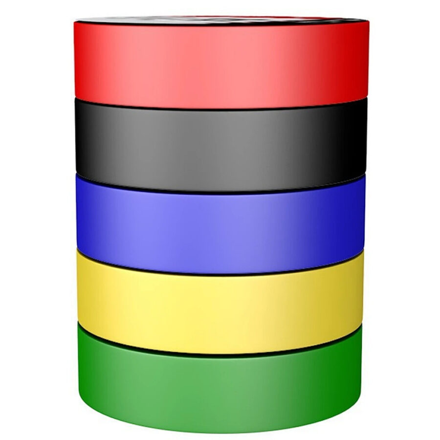 Waterproof high temperature colored PVC electrical tape for wiring