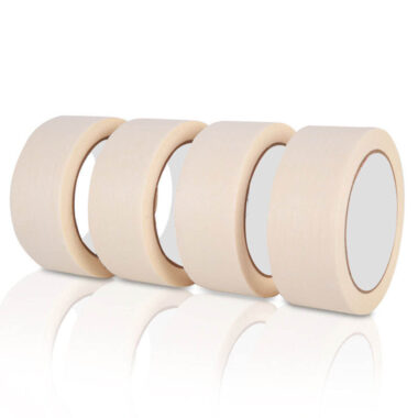 White high temperature masking tape for painting and coating