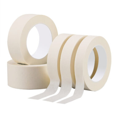 White high temperature masking tape for painting and coating