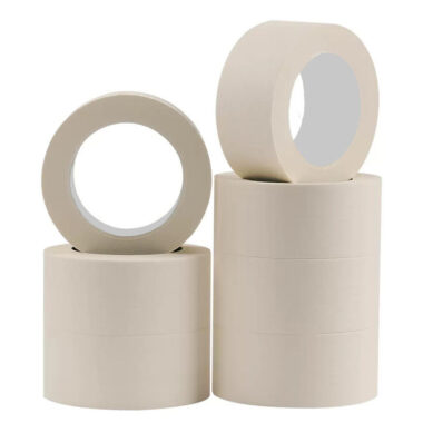 White high temperature masking tape for painting and coating